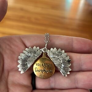 You Are My Sunshine Flower Necklace